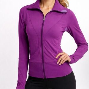 lululemon athletica reversible purple jacket